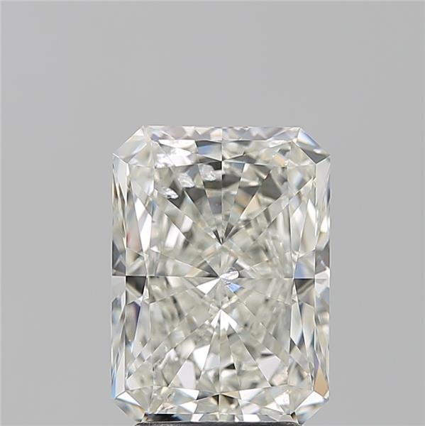 3.08ct J SI2 Rare Carat Ideal Cut Radiant Diamond