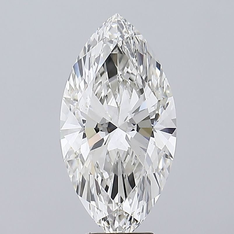 6.16ct H VS2 Rare Carat Ideal Cut Marquise Lab Grown Diamond