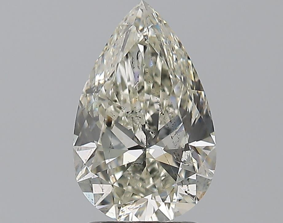 2.00ct K SI2 Rare Carat Ideal Cut Pear Diamond