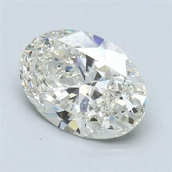 1.70ct J SI2 Rare Carat Ideal Cut Oval Diamond