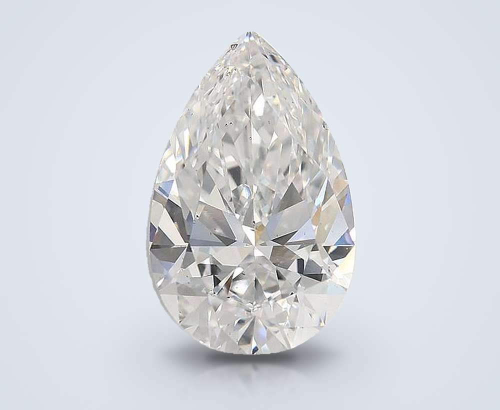 2.58 Carat Pear Lab Diamond