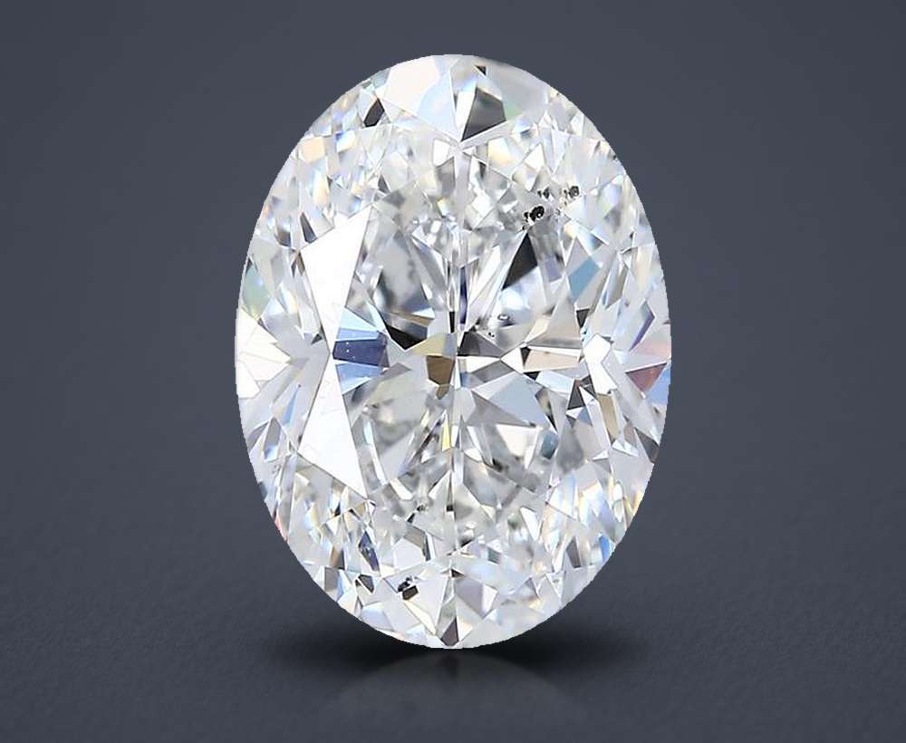 3.38 Carat Oval Natural Diamond