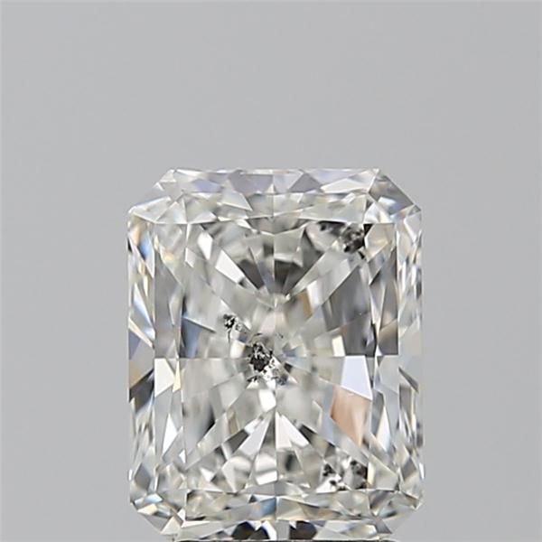2.51ct H SI2 Rare Carat Ideal Cut Radiant Diamond