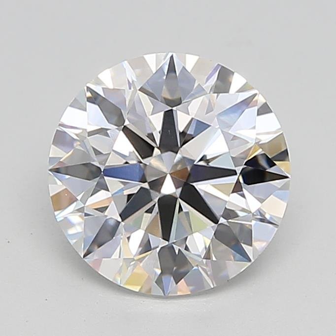 3.01ct F VS2 Rare Carat Ideal Cut Round Lab Grown Diamond