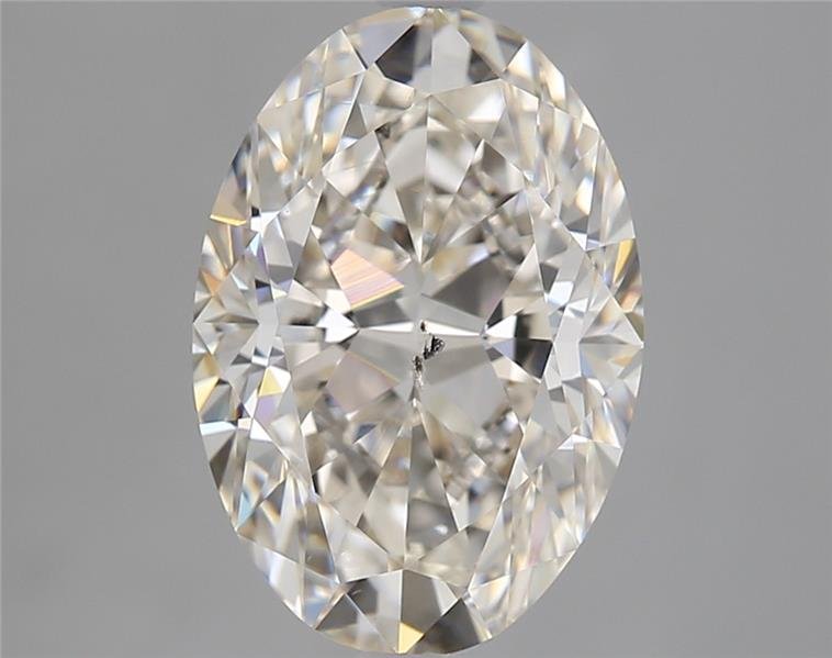 2.53ct K SI1 Rare Carat Ideal Cut Oval Diamond