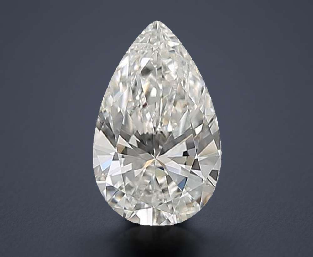 0.60 Carat Pear Natural Diamond