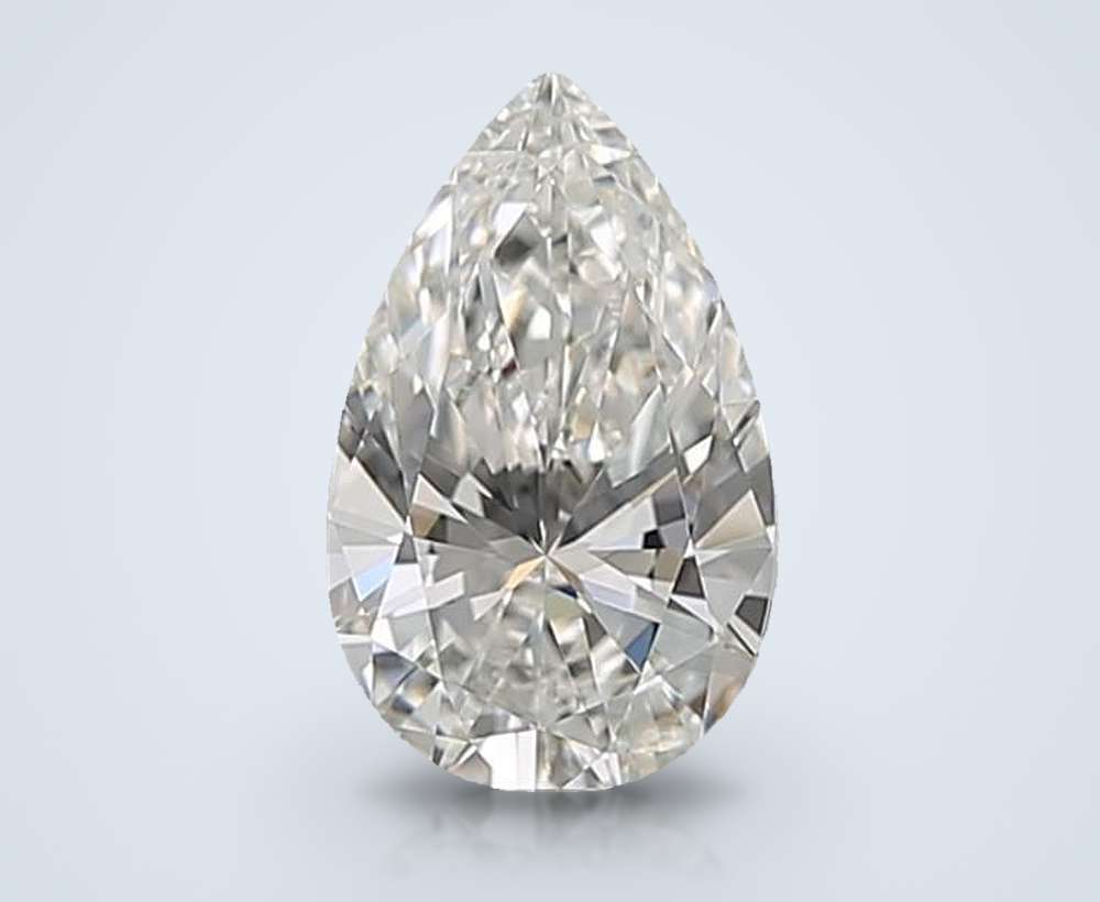 0.60 Carat Pear Natural Diamond