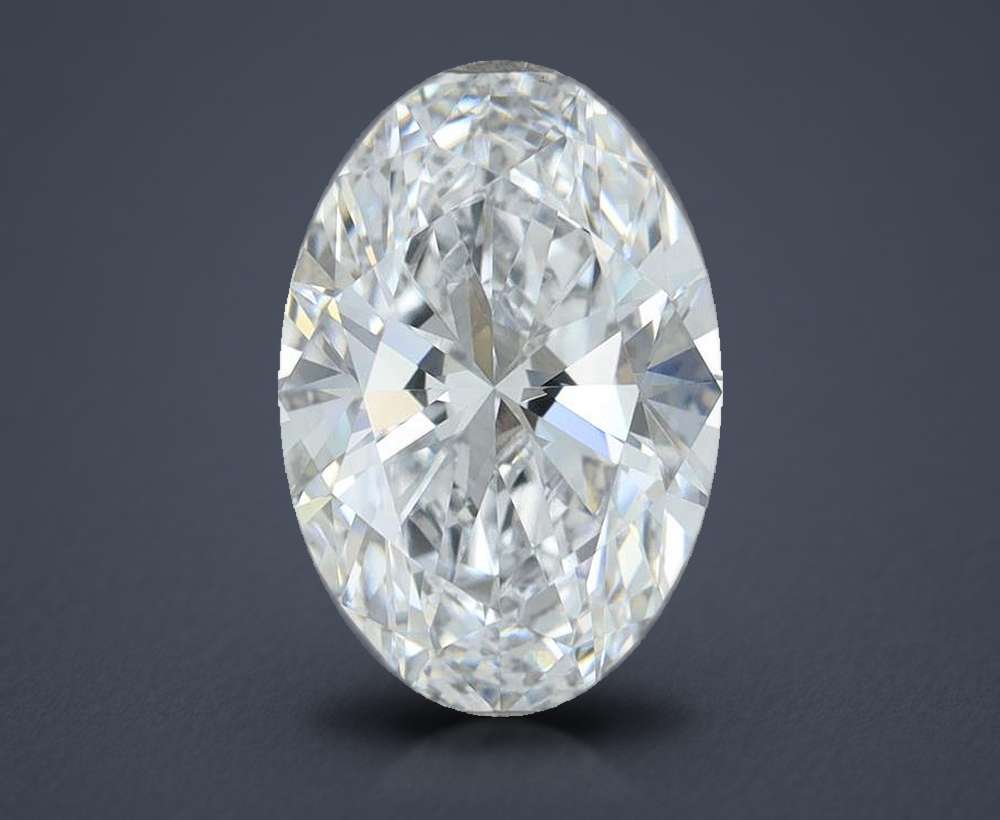 1.00 Carat Oval Lab Diamond