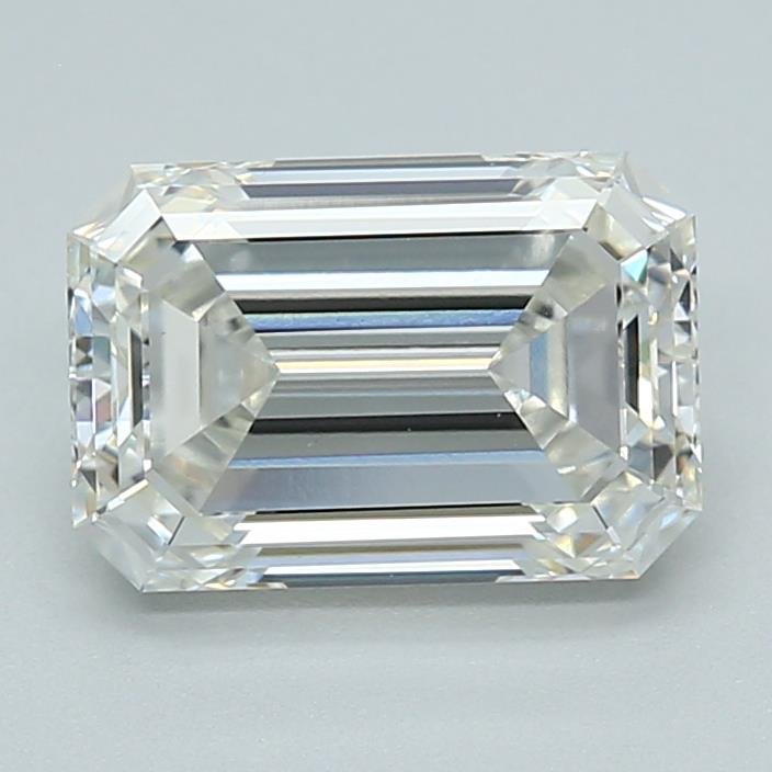 2.09ct G VVS2 Rare Carat Ideal Cut Emerald Lab Grown Diamond