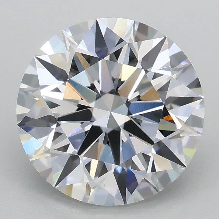 2.06ct D VS1 Rare Carat Ideal Cut Round Lab Grown Diamond