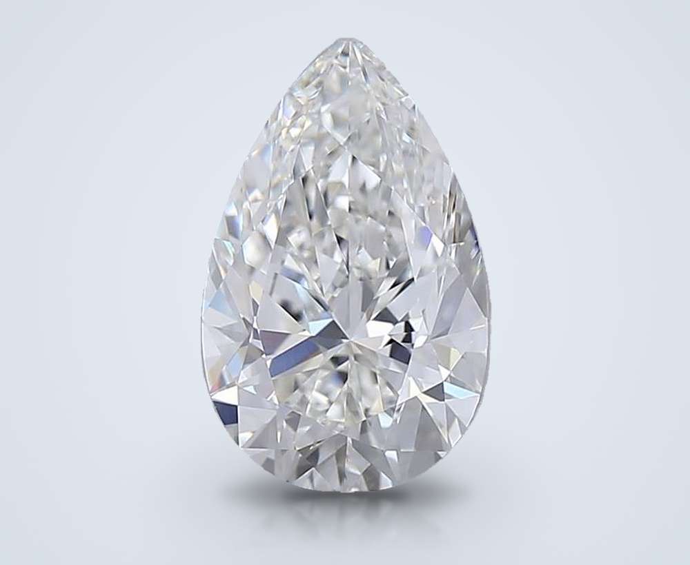 2.53 Carat Pear Lab Diamond