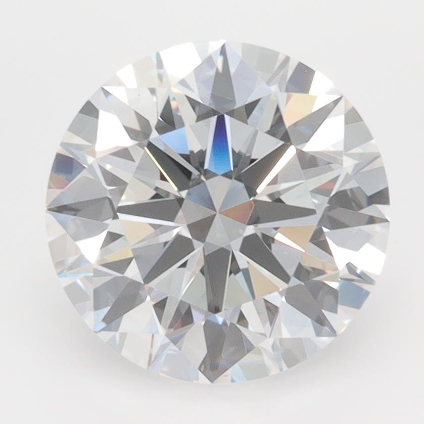3.08ct D VVS1 Rare Carat Ideal Cut Round Lab Grown Diamond