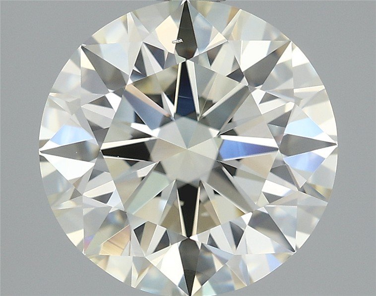 2.36ct K SI1 Rare Carat Ideal Cut Round Diamond
