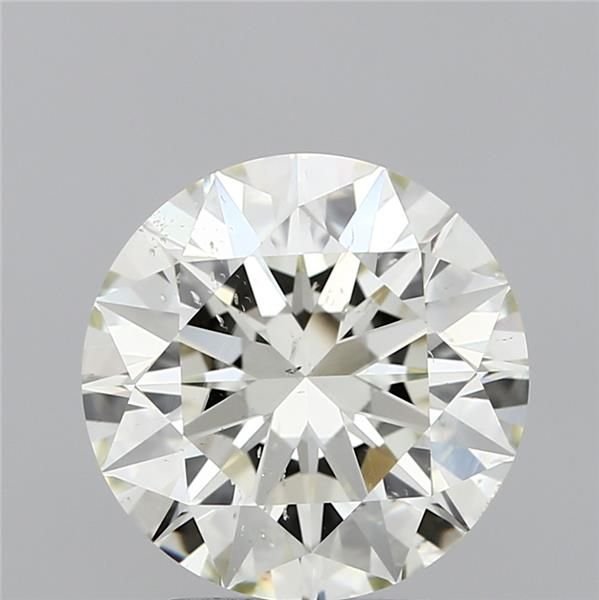 3.72ct K SI2 Rare Carat Ideal Cut Round Diamond