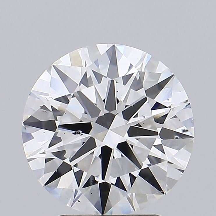 3.12ct F SI1 Rare Carat Ideal Cut Round Lab Grown Diamond