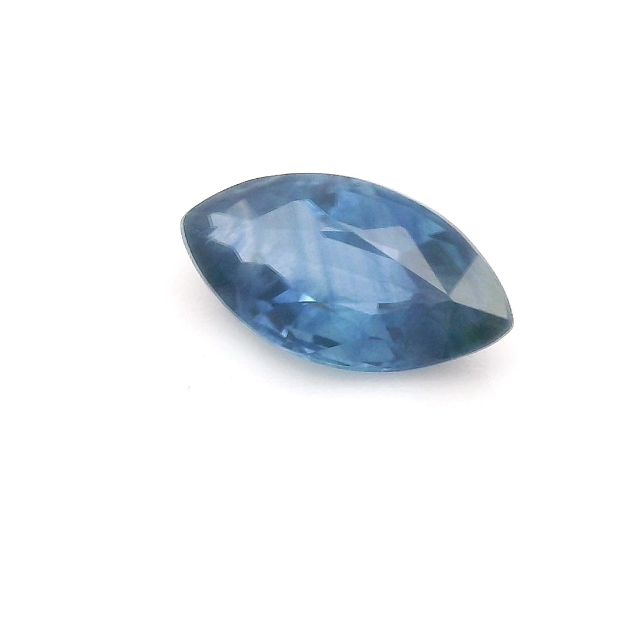 0.68 Carat Light Blue Marquise Sapphire