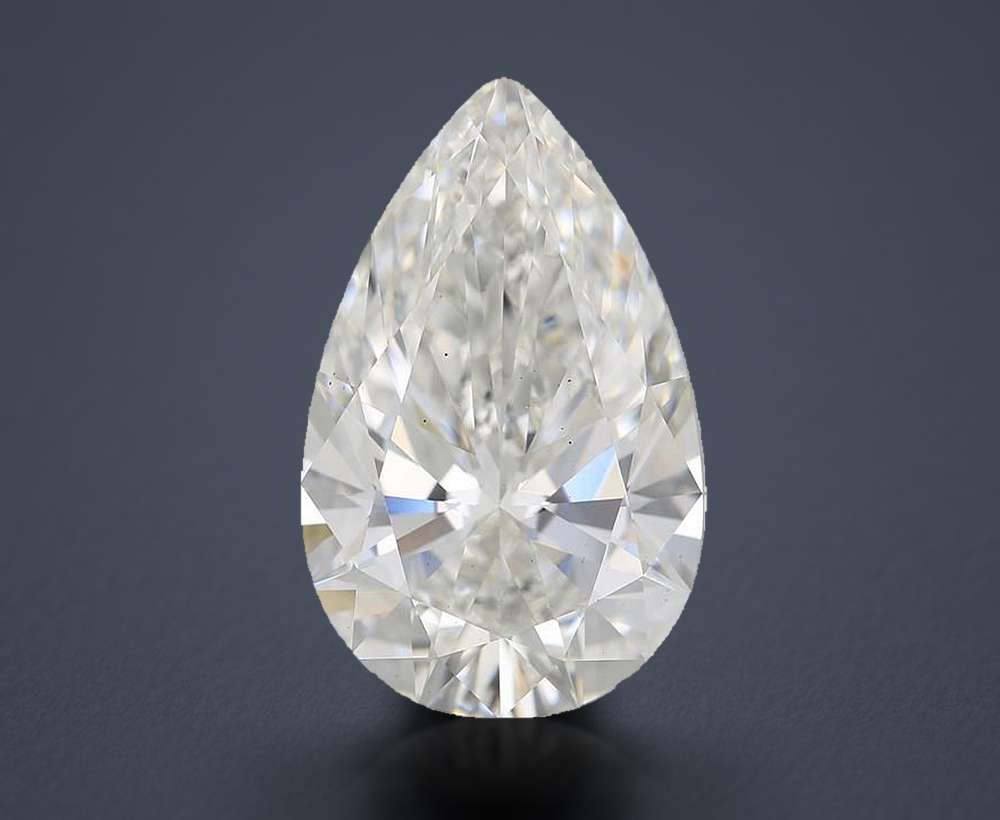 6.52 Carat Pear Lab Diamond