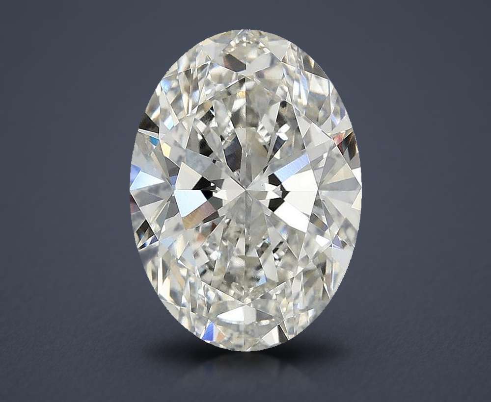 3.77 Carat Oval Lab Diamond