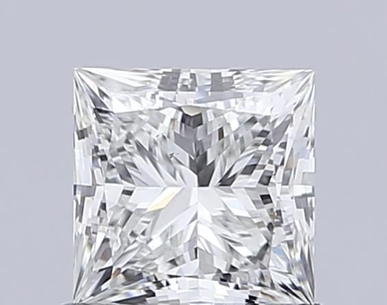 0.77ct E VS1 Rare Carat Ideal Cut Princess Lab Grown Diamond