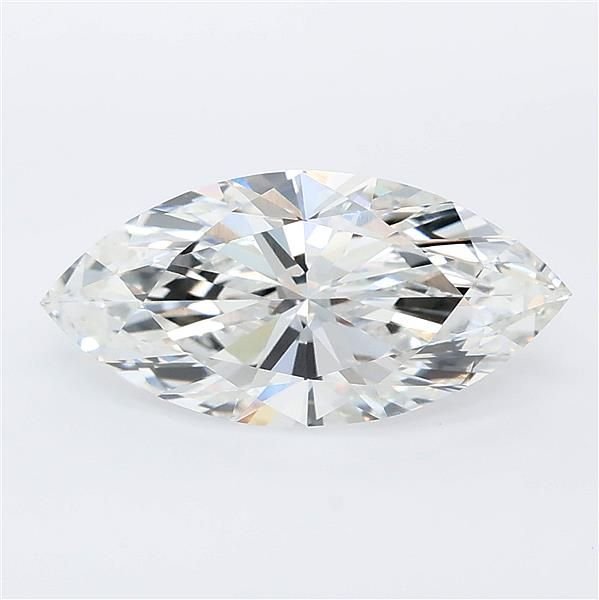3.02ct F VVS2 Rare Carat Ideal Cut Marquise Lab Grown Diamond
