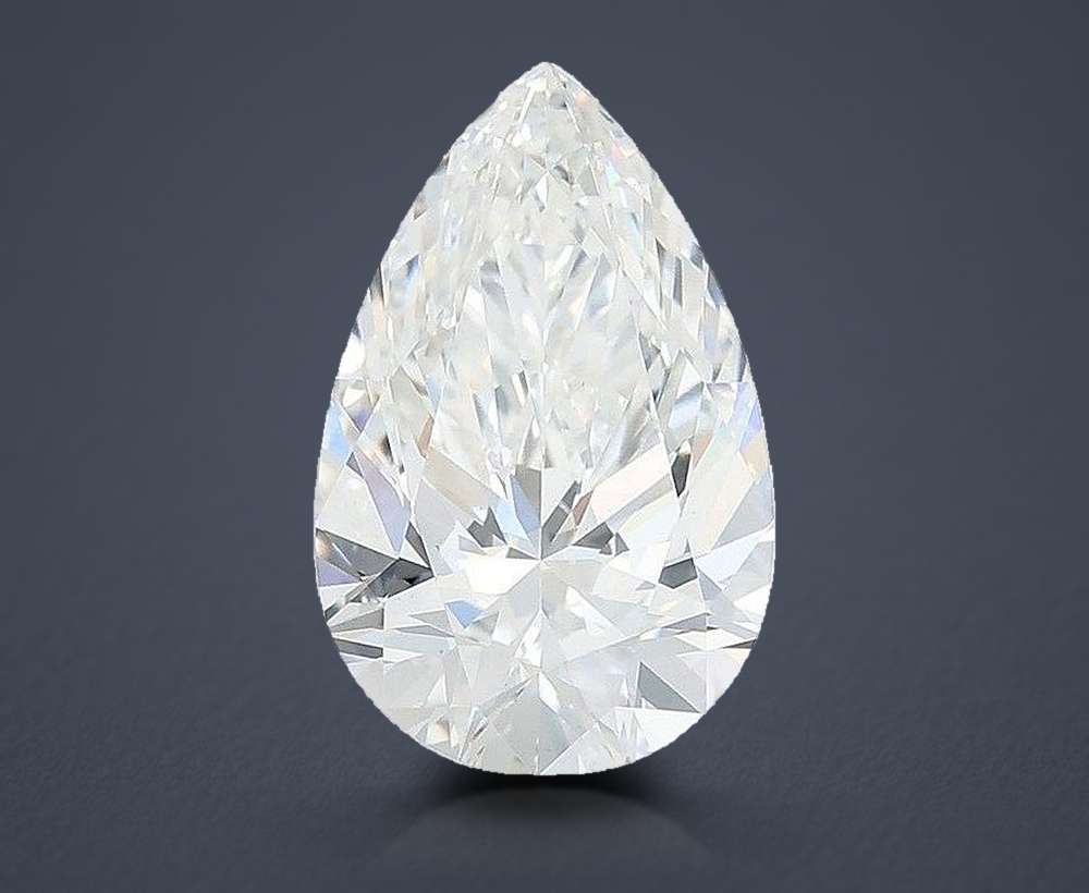 3.53 Carat Pear Lab Diamond