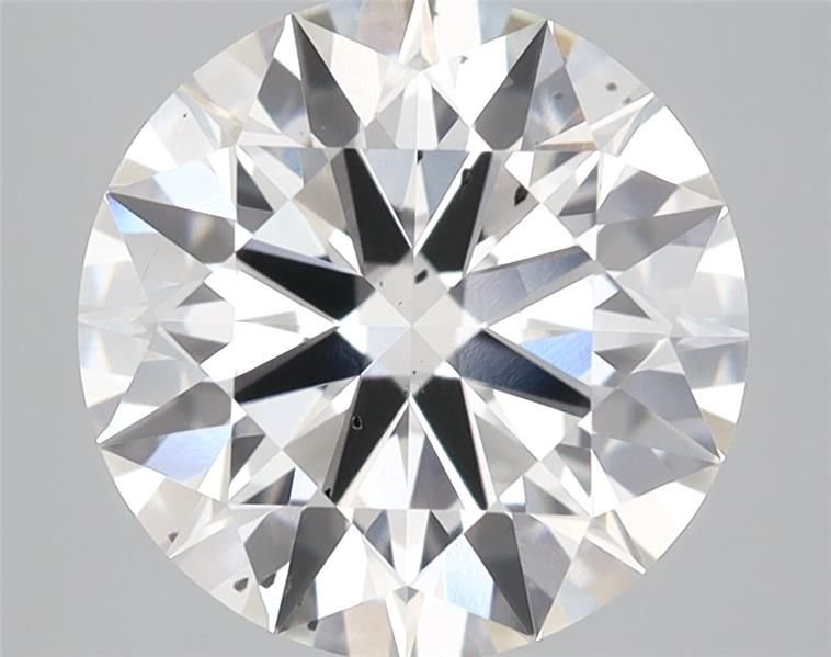 2.54ct E SI1 Rare Carat Ideal Cut Round Lab Grown Diamond