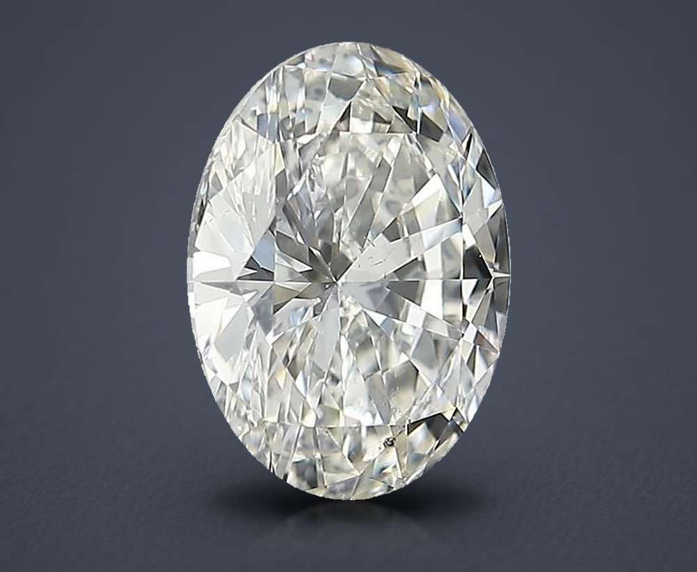2.50 Carat Oval Natural Diamond
