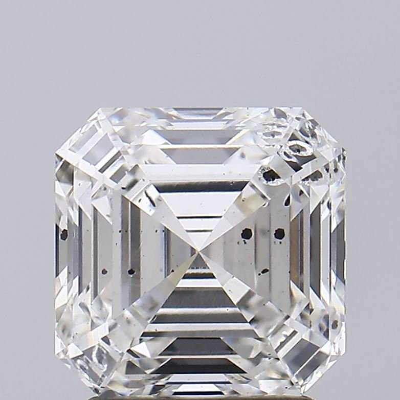 2.07ct G SI2 Rare Carat Ideal Cut Asscher Lab Grown Diamond