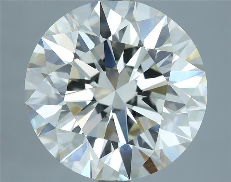 4.72ct I VVS1 Rare Carat Ideal Cut Round Diamond