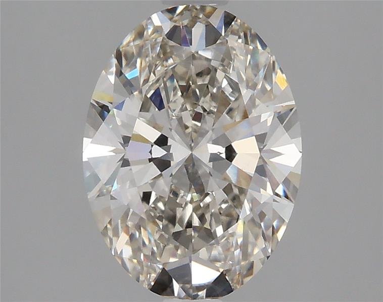 2.17ct H VS1 Rare Carat Ideal Cut Oval Lab Grown Diamond