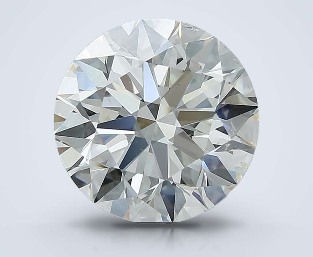 3.73 Carat Round Natural Diamond