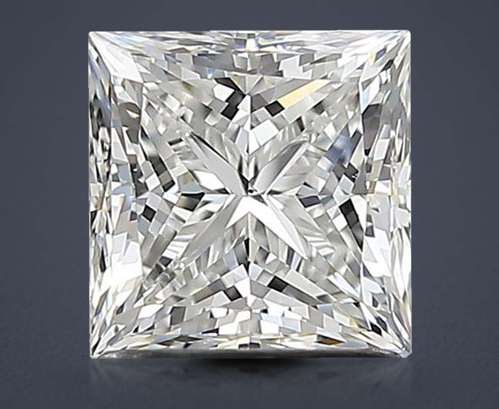 1.50 Carat Princess Natural Diamond