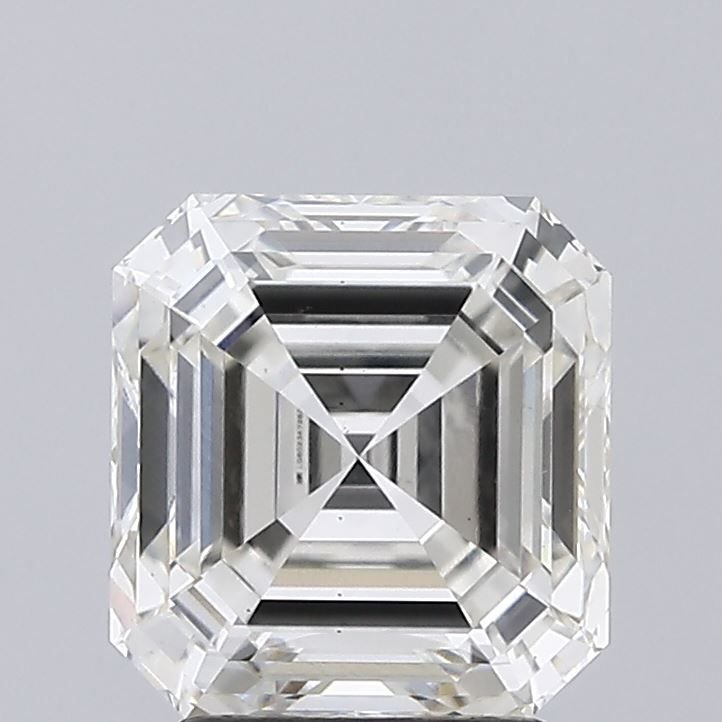 3.03ct I VS2 Rare Carat Ideal Cut Asscher Lab Grown Diamond