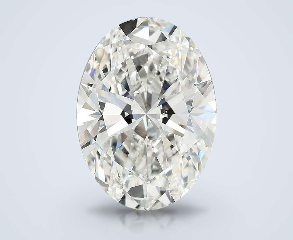 6.89 Carat Oval Lab Diamond