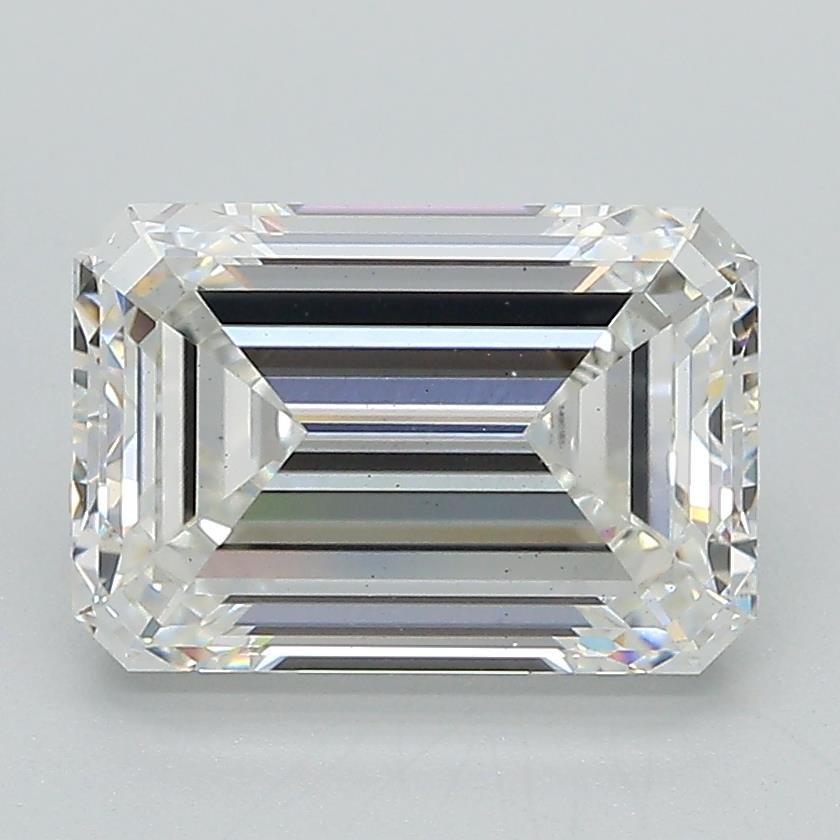 3.00ct G VS2 Excellent Cut Emerald Lab Grown Diamond