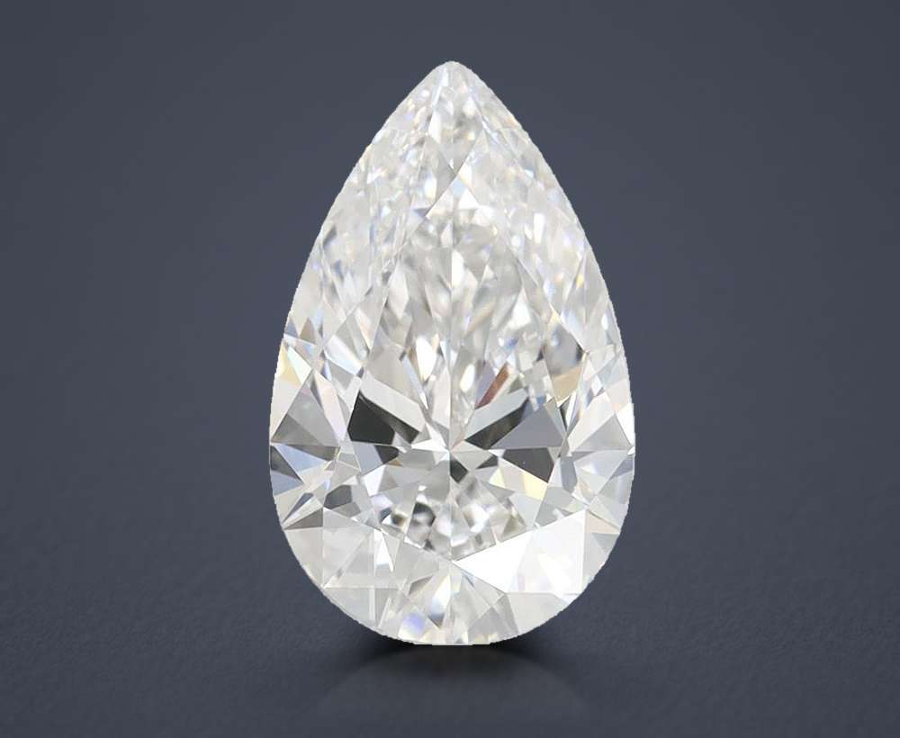 1.54 Carat Pear Lab Diamond