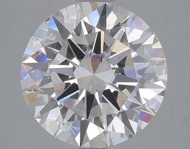 4.22ct F SI1 Excellent Cut Round Lab Grown Diamond