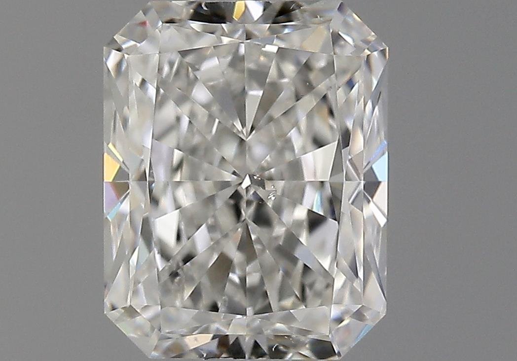 1.70ct H SI2 Rare Carat Ideal Cut Radiant Diamond