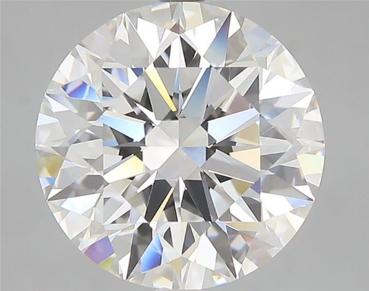 5.02ct E VVS1 Rare Carat Ideal Cut Round Diamond