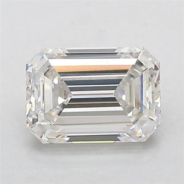 1.30ct G VVS2 Rare Carat Ideal Cut Emerald Lab Grown Diamond