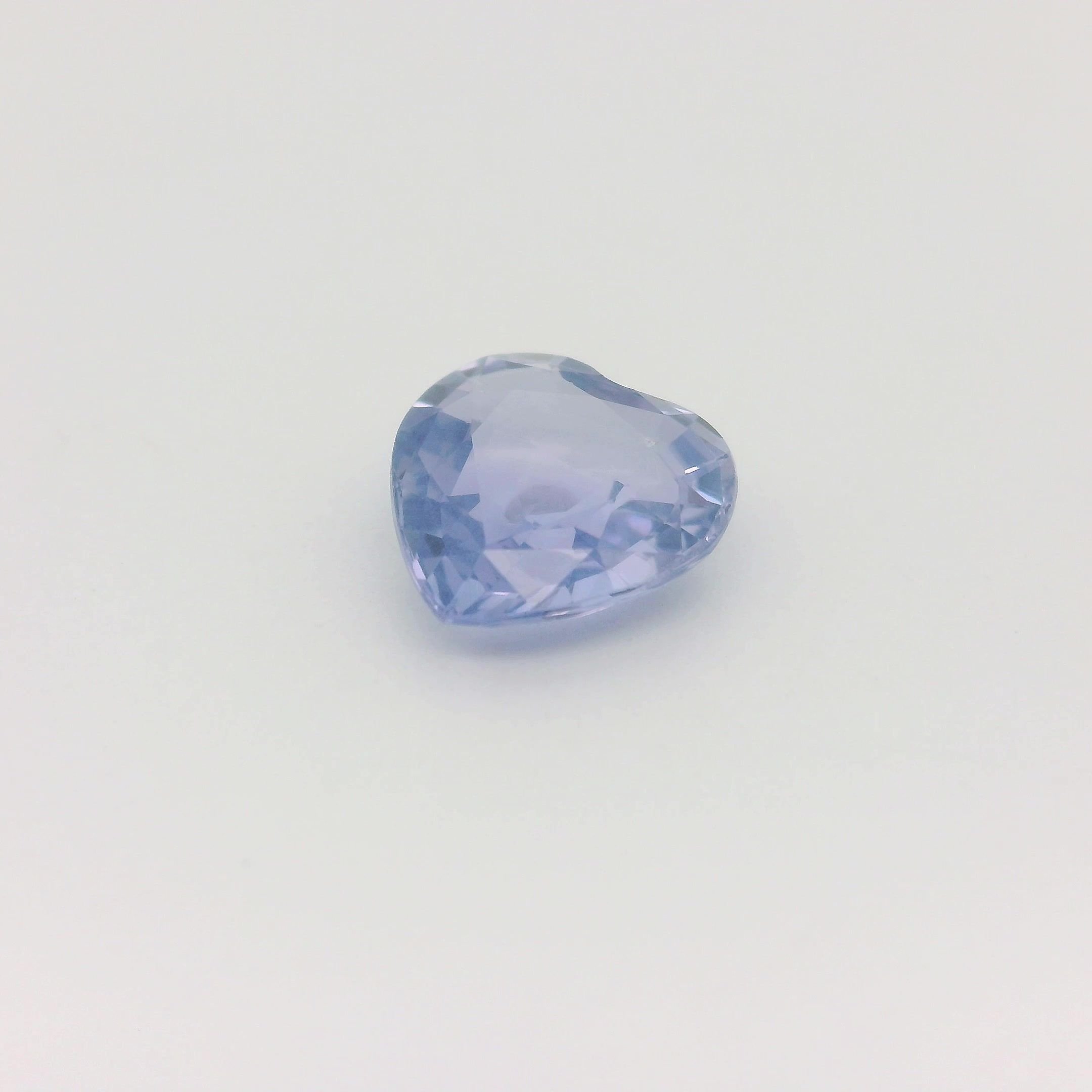 1.96 Carat Blue Heart Sapphire