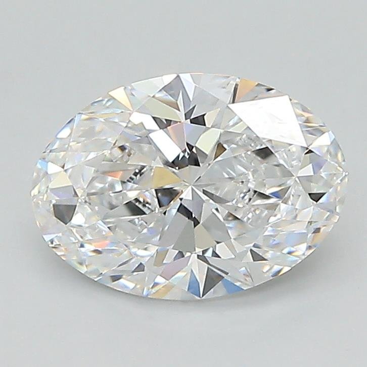 1.38ct D VVS2 Rare Carat Ideal Cut Oval Lab Grown Diamond