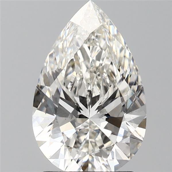 2.06ct H VS1 Rare Carat Ideal Cut Pear Lab Grown Diamond