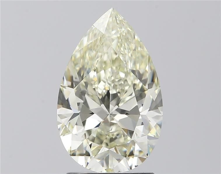2.11ct K SI1 Rare Carat Ideal Cut Pear Diamond