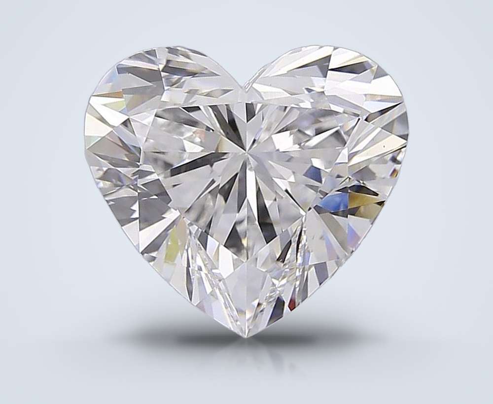 6.93 Carat Heart Lab Diamond