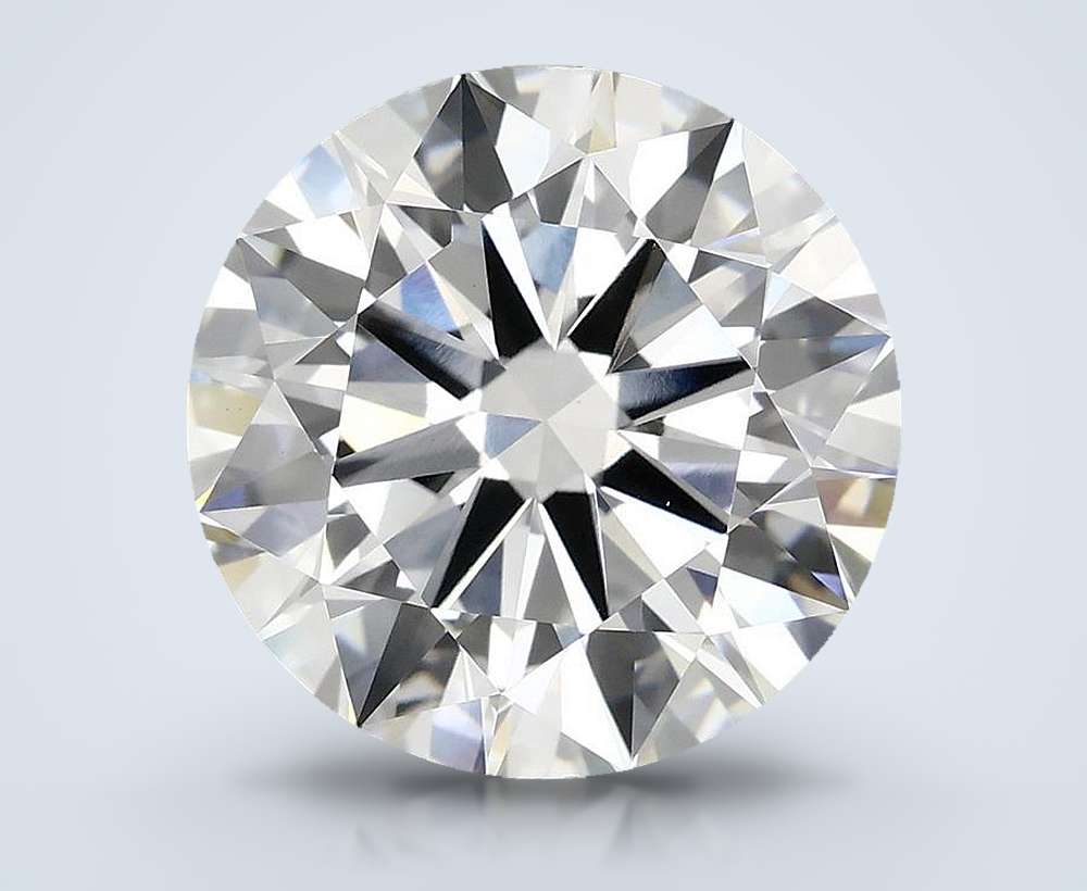 6.63 Carat Round Lab Diamond