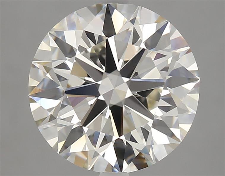 4.08ct K VS1 Rare Carat Ideal Cut Round Diamond