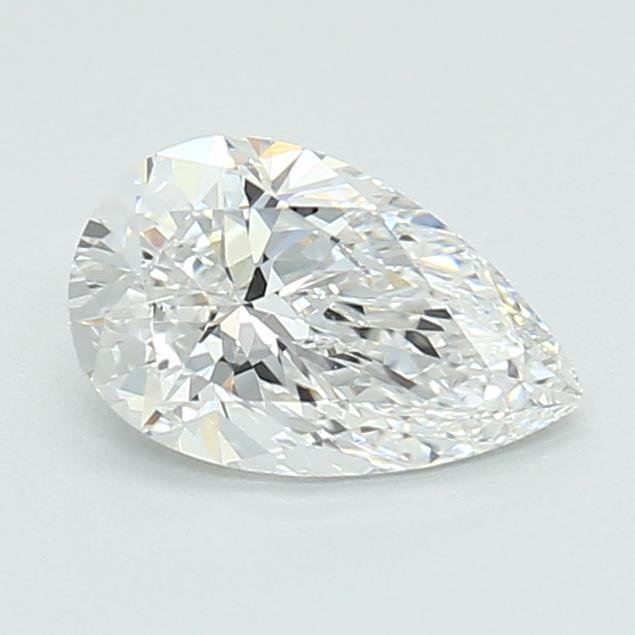 0.81ct D VVS2 Rare Carat Ideal Cut Pear Lab Grown Diamond