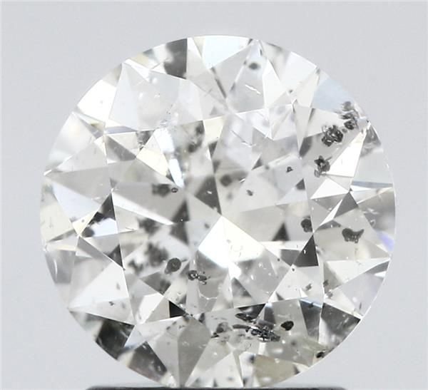 1.74ct J SI2 Rare Carat Ideal Cut Round Diamond