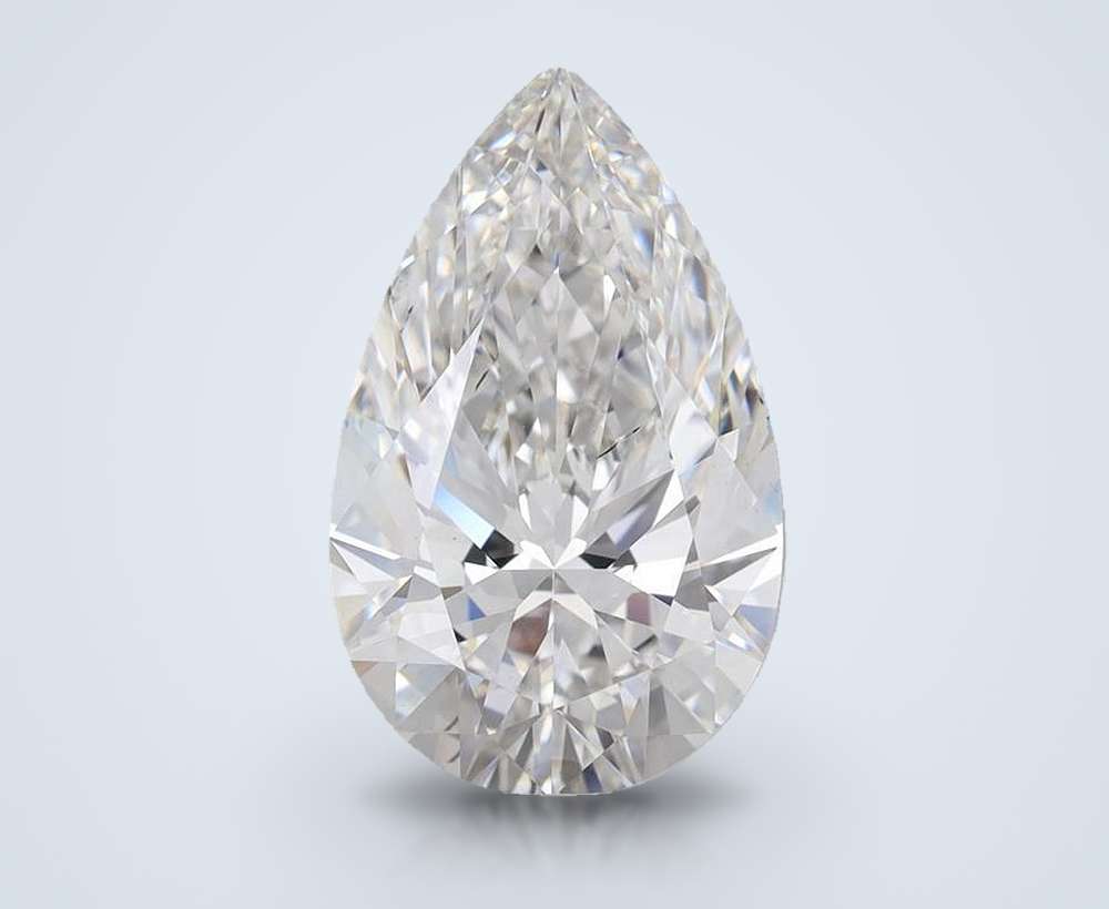 5.41 Carat Pear Lab Diamond